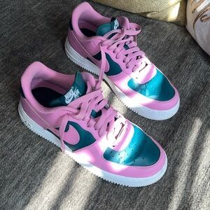 Nike Air Force 1 Custom Made 8.5 Good condition
